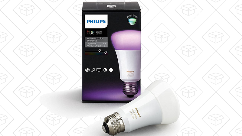 Philips Hue bulb, $41 with code BIGTHANKS and filler item